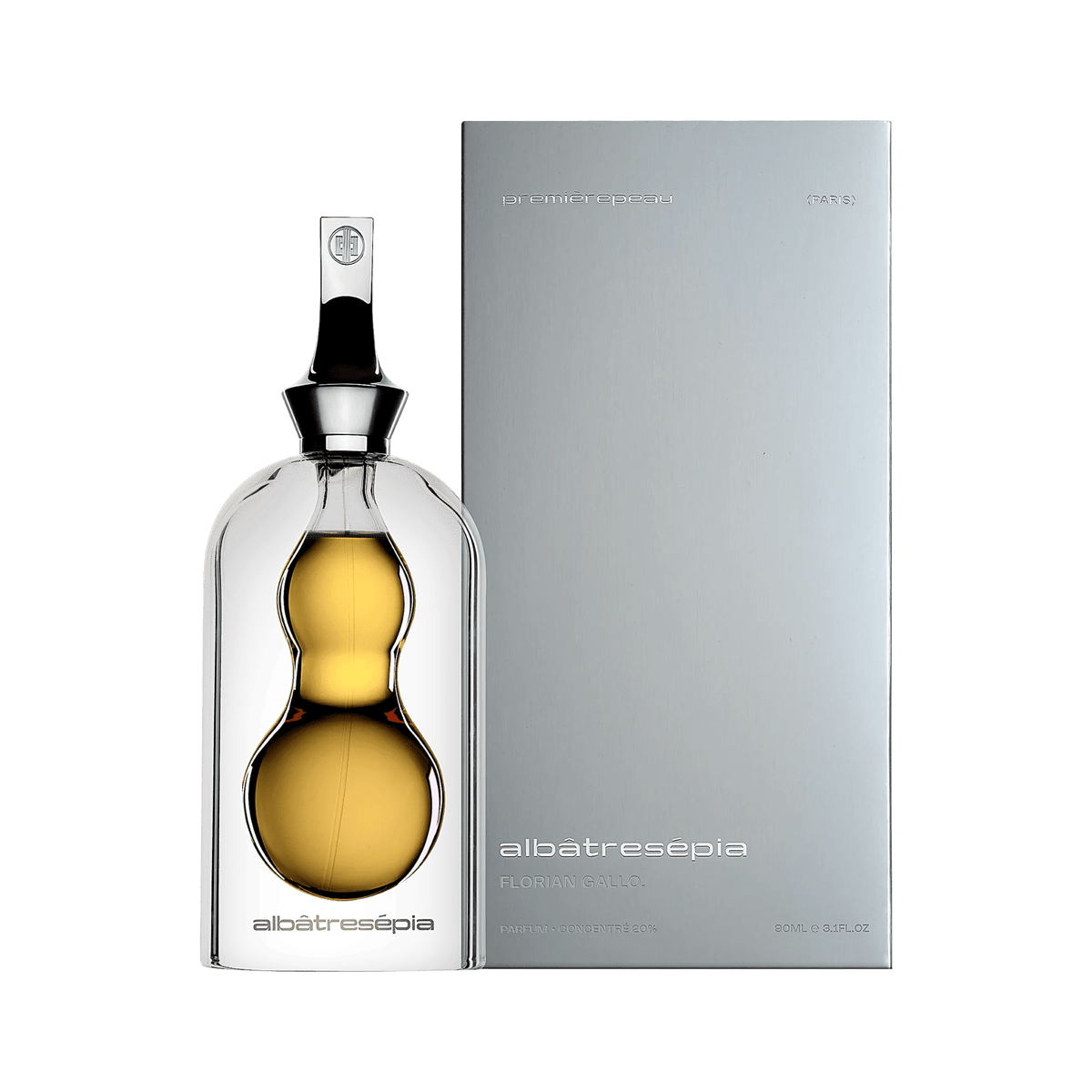 Albâtre Sépia by Première Peau — white truffle and India ink extrait de parfum, 90ml flacon
