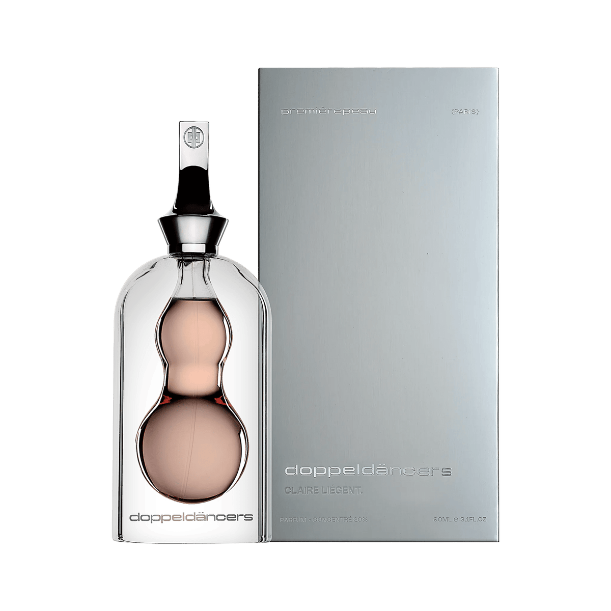 Doppel Dancers by Première Peau — twin iris skin extrait de parfum, 90ml borosilicate flacon