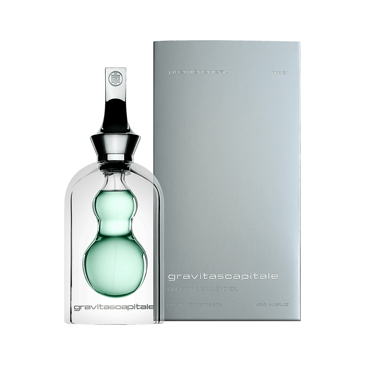 Gravitas Capitale cédrat and vetiver extrait de parfum, 45ml flacon, recycled zamak magnetic cap