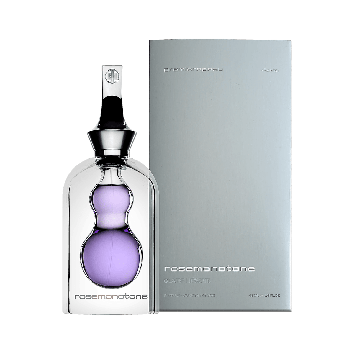 Rose Monotone rose and cold lychee extrait de parfum, 45ml flacon, recycled zamak magnetic cap